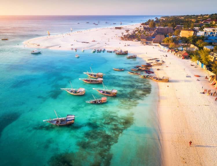 Plages de l'ile de Zanzibar